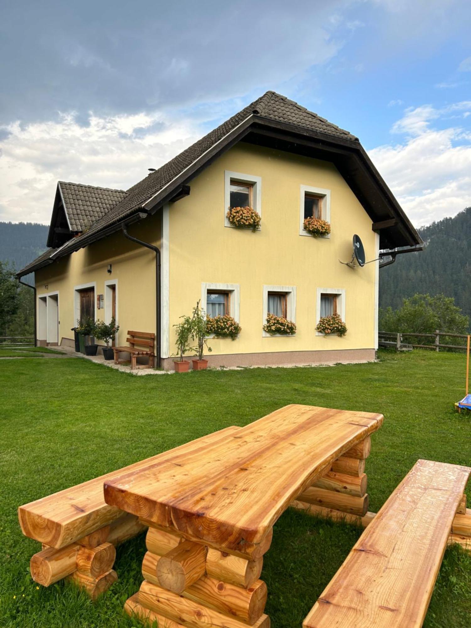 شقة Tourist Farm Gradisnik Solčava المظهر الخارجي الصورة