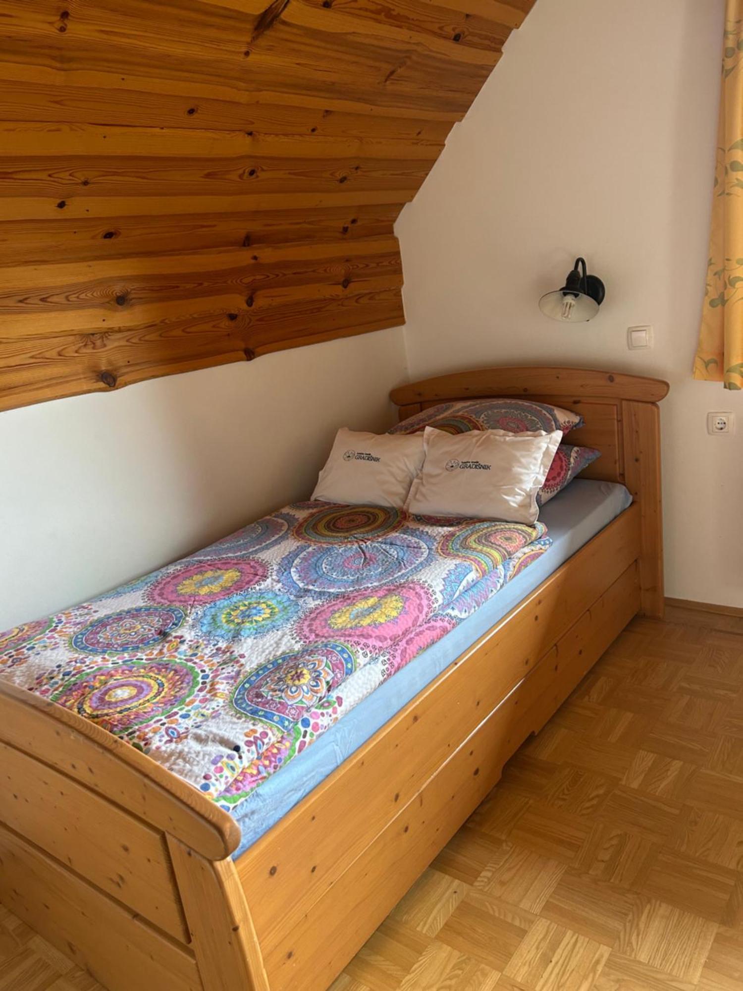 شقة Tourist Farm Gradisnik Solčava المظهر الخارجي الصورة